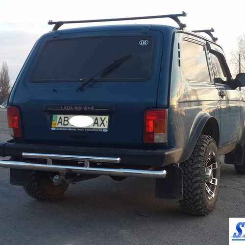 Задня захист подвійна для Niva Lada 4X4