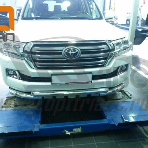 Захист переднього бампера Toyota Land Cruiser (Тойота Ленд Круізер) 200 2015+ (Shark) d 70