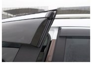 Дефлектори вікон вітровики з хром окантовкою (нерж.) для Kia Rio Седан 2017+