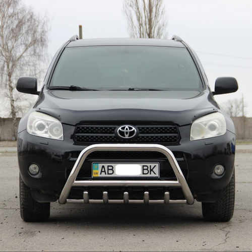 Кенгурятник з перемичкою і грилем D60 для Toyota Rav-4 2006-2012
