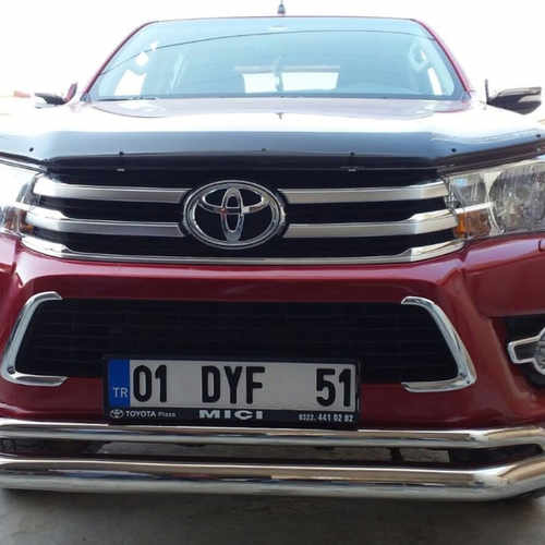 Передій захист подвійний Tamsan для Toyota Hilux 2016+