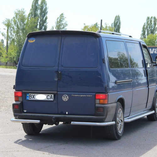 Захист заднього бампера "кути" для VW Transporter 1990-2003