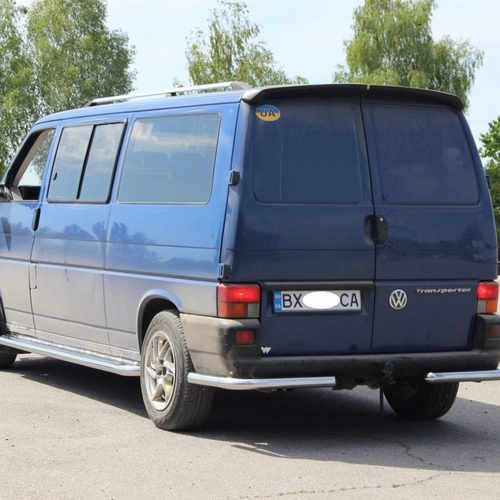 Захист заднього бампера "кути" для VW Transporter 1990-2003