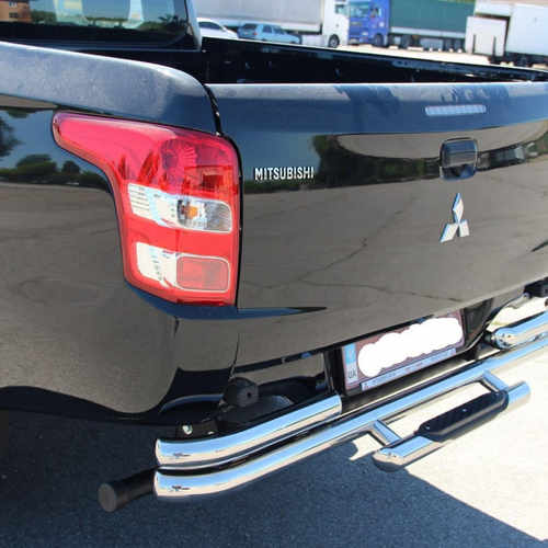 Захист заднього бампера з нападом під ногу для Mitsubishi L200 (2016-) Fiat FullBack