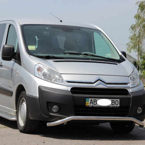 Захист переднього бампера для Citroen Jumpy 2007+