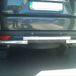 Захист задній для Mitsubishi Pajero Sport 2008+