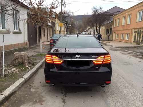 Альтернативна тюнінг оптика задні ліхтарі LED світлодіодні для Camry V55 2014-2017