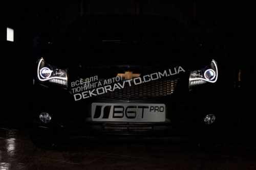 Оптика передні фари Audi Style Black для Cruze