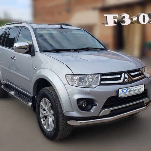 Захист переднього бампера одинарний для Mitsubishi Pajero Sport 2008-2015