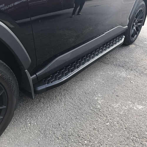 Алюмінієві Пороги Omsa Line BlackLine Black для Toyota Rav4 2019+