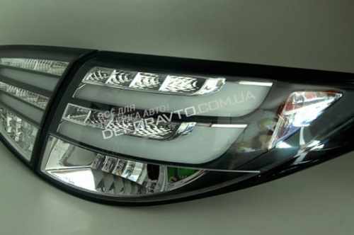 Альтернативна світлодіодна оптика задні ліхтарі хром для Hyundai IX 35