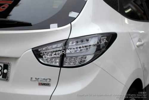 Альтернативна світлодіодна оптика задні ліхтарі хром для Hyundai IX 35