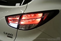 Альтернативна світлодіодна оптика задні ліхтарі хром для Hyundai IX 35