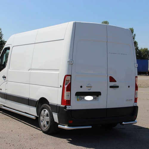 Захист заднього бампера (куточки) для Renault Master 2010+ (NISSAN NV400 -2010+, Opel Movano-2010+)