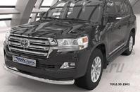 Захист переднього бампера Toyota Land Cruiser 200 (2015-)(крім Premium) (одинарний) d70