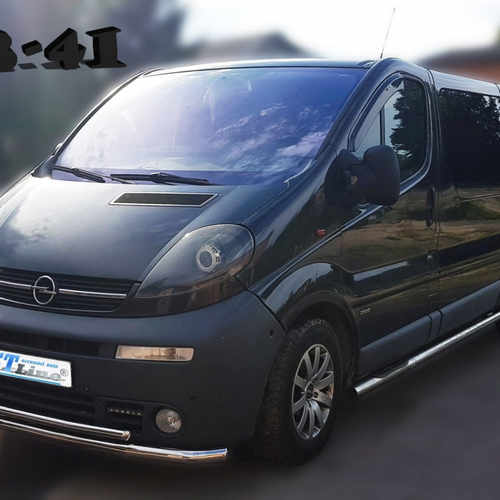 Захист переднього бампера подвійний для Opel Vivaro 2001-2014