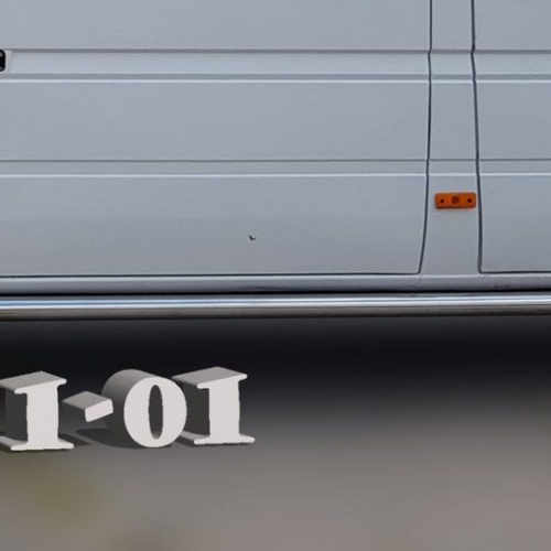 Пороги труба D60 для Mercedes-Benz Sprinter 1995-2006 (середня база)