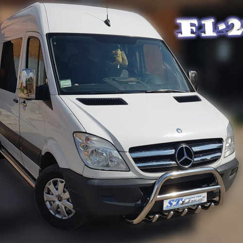 Кенгурятник з перемичкою і грилем D60 для Mercedes Sprınter 2006+