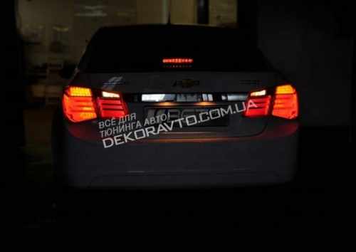 Задні фари в стилі BMW GT для Chevrolet Cruze