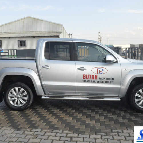 Пороги труба нерж. для VW Amarok 2010- /Ø60