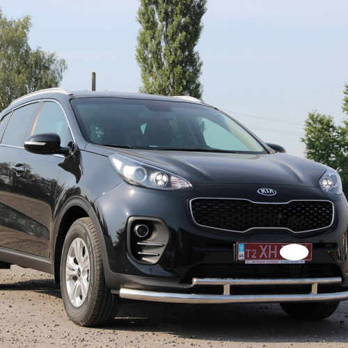 Передій захист подвійний для Kia Sportage 2016-