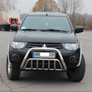 Кенгурятник з гратами для Mitsubishi L-200 2006-2010