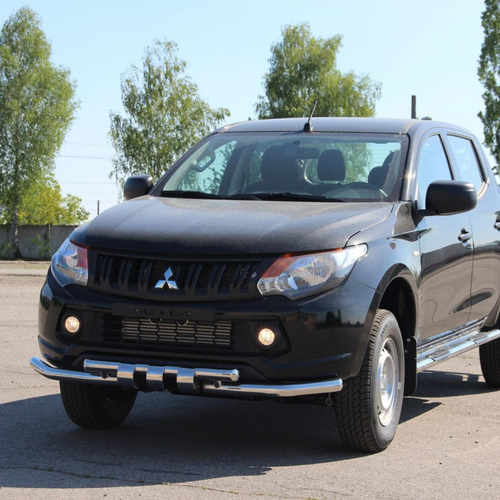 Захист переднього бампера для Mitsubishi L200 (2016+)/ Fiat FullBack