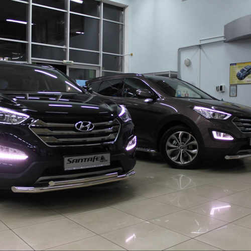 Захист передній Hyundai Santa Fe 2013-2018