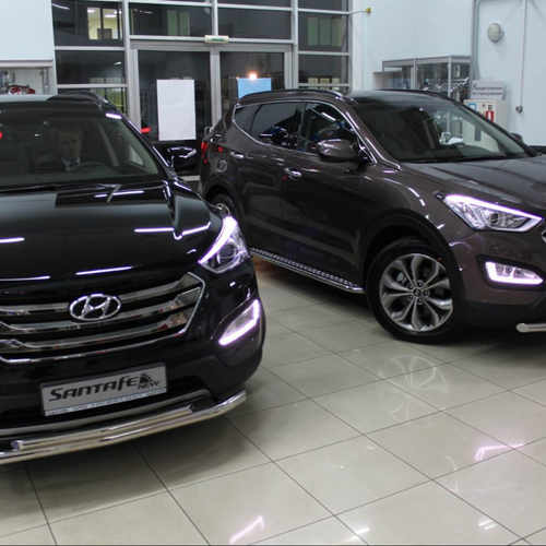 Захист передній Hyundai Santa Fe 2013-2018
