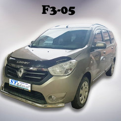 Передій захист одинарний d60 для Renault Lodgy 2013+