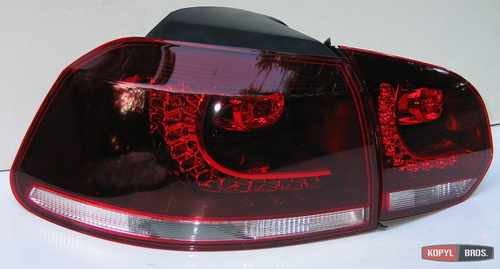 Задня світлодіодна LED оптика (R20 червона TC) для Volkswagen Golf 6 2009-2012