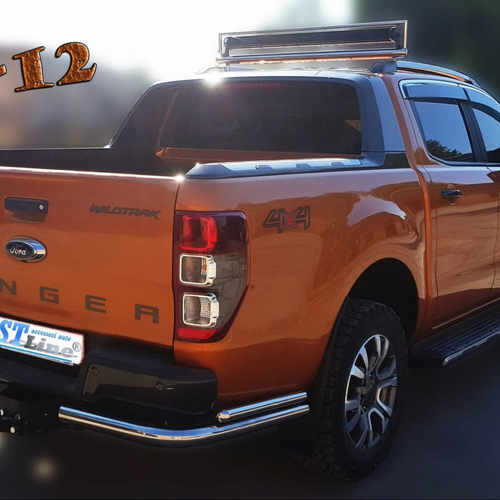 Захист заднього бампера кути подвійні для Ford Ranger III 2017+