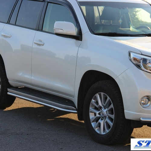 Захист штатних порогів для Toyota Land Cruiser 150 Prado