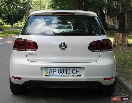 Задня світлодіодна LED оптика (R20 червона TC) для Volkswagen Golf 6 2009-2012