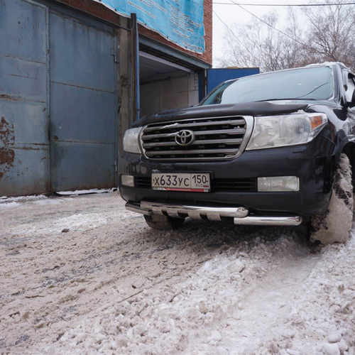 Захист переднього бампера Can oto для Toyota Land Cruiser 200