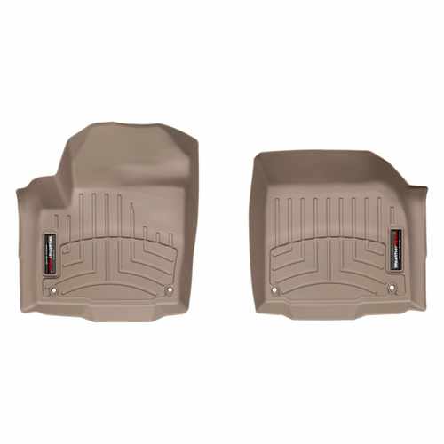 Килими гумові WeatherTech Range Rover Evoque 12+ передні (5-door, Coupe, Convertible) беж. 454041