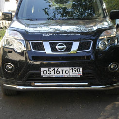 Захист передній подвійний для Nissan X-trail 2007-2013