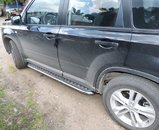 Пороги майданчик для Nissan X-trail 2007+ майданчик з нержавіючим листом d60