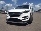 Передній захист подвійний (чорний метал) Tucson 2015-2021
