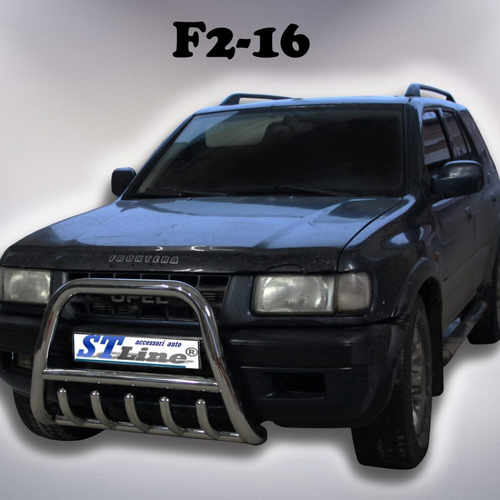 Кенгурятник з перемичкою і грилем для Opel Frontera B 1998-2004