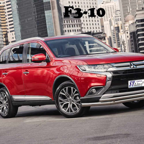 Захист переднього бампера для Mitsubishi Outlander 2015+