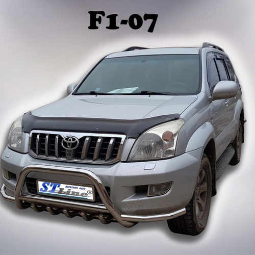 Кенгурятник з перемичкою і грилем D60 для Toyota Prado 120