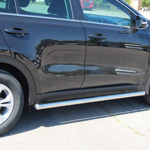Захист штатного порогу Ø60 для Kia Sportage 2016-