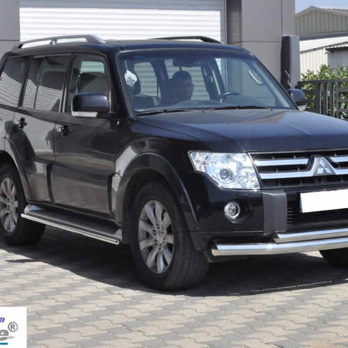Передій захист подвійний труба Mitsubishi Pajero Wagon 06+
