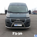 Кенгурятник з перемичкою і захистом бампера для Citroen Jumper 2007+