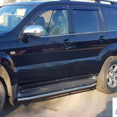 Окантовка штатного порогу для Toyota Prado 120 2002-2009