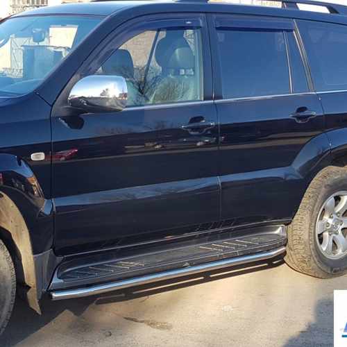 Окантовка штатного порогу для Toyota Prado 120 2002-2009