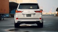 Спойлер під скло на кришку багажника для Lexus LX 450D/ 570 2015- (ABS пластик)
