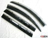 Дефлектори вікон вітровики з хром окантовкою з нерж. для Mitsubishi L200 2016+/ Fiat FullBack
