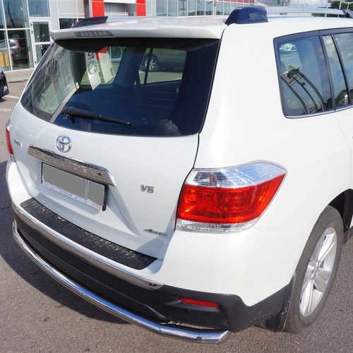 Захист заднього бампера труба Can oto для Toyota Highlander 2010-2014